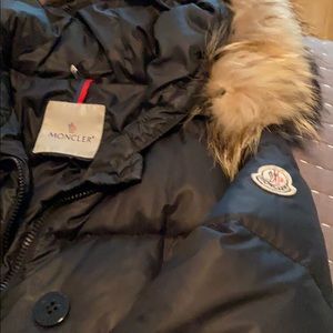 Moncler full length puffer coat